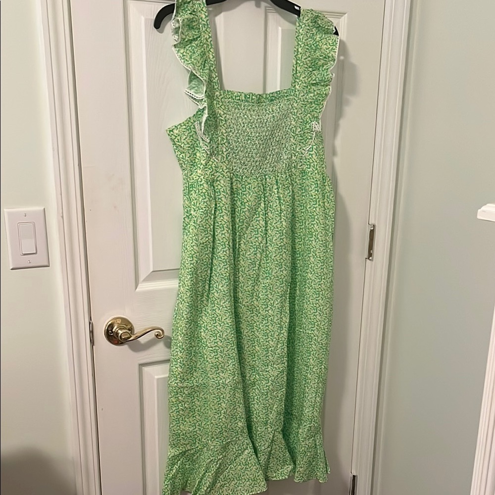 Tuckernuck Green and Yellow Floral Dress